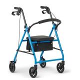(Open) Medline Mobility Dependable Steel Rollator