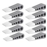 New 10 Pack Rubber Door Stoppers for Bottom of