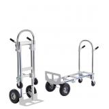 VEVOR Aluminum Hand Truck, 2 in 1, 800 lbs Load