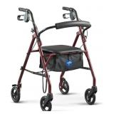 (New) Medline Steel Rollator Walker with Seat,
