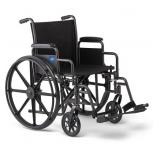 (New) Medline Comfortable Folding Wheelchair with