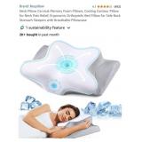 Neck Pillow Cervical Memory Foam Pillows, Cooling