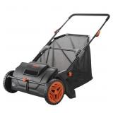 New VEVOR Push Lawn Sweeper, 21-inch Leaf & Grass