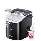 EUHOMY Nugget Ice Maker Countertop with Handle,