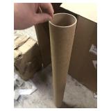 New lot of 13 hard shipping tubes brown.(37