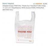 New Inteplast Group THW1VAL "Thank You" Handled