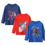 New HILEELANG Toddler Boy 4Y Long Sleeve Shirts