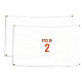 2 Pcs Blank Vinyl Plain Banner, 11 Oz