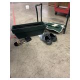 Lot of Gardening supplies, including planters,