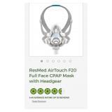 New large ResMed AirTouch F20 Full Face CPAP Mask