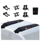MeeFar Universal Car Soft Roof Rack Pads Luggage