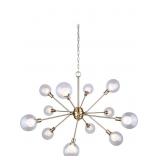 Canarm Estella ICH683A12GD9 Chandelier, 12 Lt