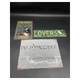 New Lot of Tin Wall Decor Signs