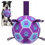 QDAN Dog Toys Soccer Ball - Durable Dog Balls