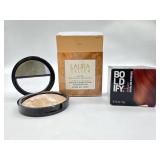 Laura Geller foundation and Boldify hairline