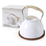 LONFFERY Tea Kettle for Stove Top, 3.2 Quart