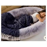 New human dog bed, grey. This item was sealed but