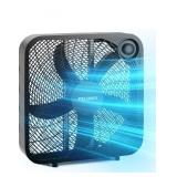 Pelonis Box Fan 20 Inch ï¿½ Adjustable 3 Speeds For