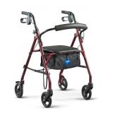 (New) Medline Steel Rollator Walker with Seat,