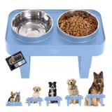 GORILLA GRIP Elevated Dog Bowls Stand, 6 Cup