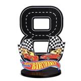 Race Car 8th Birthday Number Sign Centerpiece