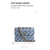KURT GEIGER LONDON Kensington Medium Denim