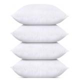 Lot of 4 throw pillow inserts, all out of