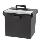 IRIS USA File Box with Lid File Organizer for