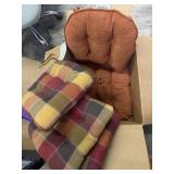 Variety lot of chair cushions in like new