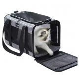 Vceoa 17.5x11x11 Inches Cat, Dog Carrier for Pets