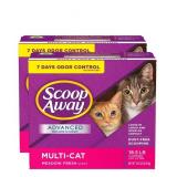 New (lot of 2) Scoop Away Multi-Cat Meadow Fresh