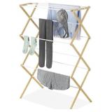Whitmor Natural Wood Drying Rack. New