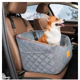 Dog Car Seat for Small Dogs, Memory Foam Booster