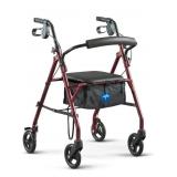 (New) Medline Steel Rollator Walker with
