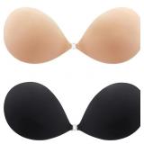 Size C MITALOO Adhesive Bra Invisible Sticky