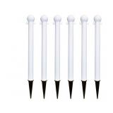 Mr. Chain White plastic Ground Poles (6-Pack)