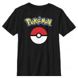 New size M Pokemon Kids Logo Outline Boys Short