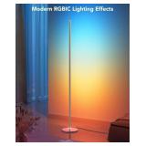 Govee RGBIC Floor Lamp, LED Corner Lamp Works
