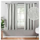 New Top Finel Faux Linen 100% Blackout Heavy