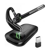 Bluetooth Headset V5.3, Wireless Earpiece with