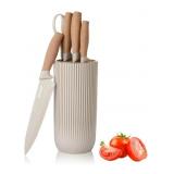 (New) Knife Set, Wiztoynia 6-Piece Khaki Kitchen