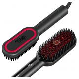 TYMO Hair Straightener Brush - Upgraded Ionic