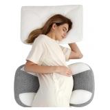Momcozy Plus W Shaped Pregnancy Pillow for