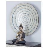 New Deco 79 Mother of Pearl Shell Plate Handmade