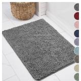 KANGAROO Bathroom Rugs, Chenille Soft Absorbent