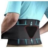 FEATOL Back Brace Support Belt-Lumbar Support