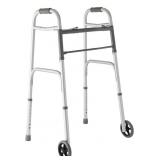 Medline Lightweight Two Button Folding Walker