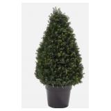 Pure Garden Artificial Cypress Topiary-Tower