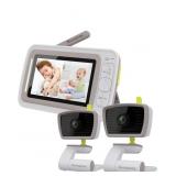 Moonbaby Baby Monitor Long Range No WiFi, 2 Wide