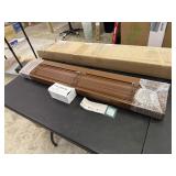 New 2 inch cordless faux wood blinds